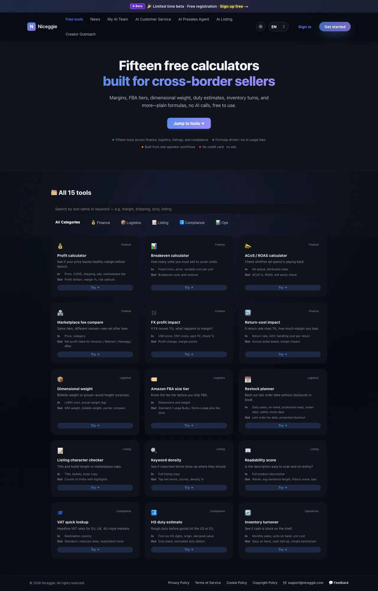 Free tools
